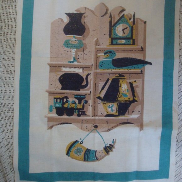 Vintage Mid Century Modern STARTEX Wonder-Dri Kitchen Tea Towel - Picture 3 of 8